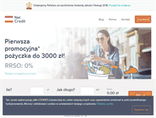 Tablet Screenshot of netcredit.pl